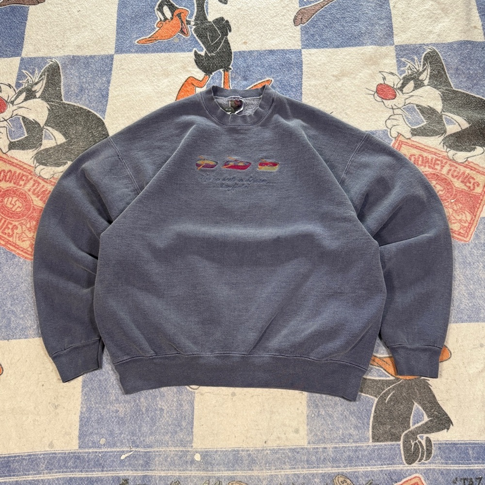 Vintage boating crewneck sweatshirt